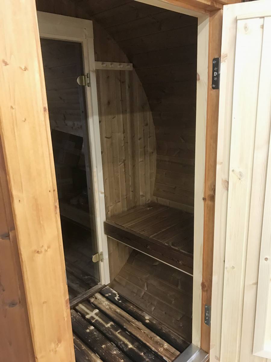 Badstutønne Uno Long Ø 2,0 × 2,8 m
