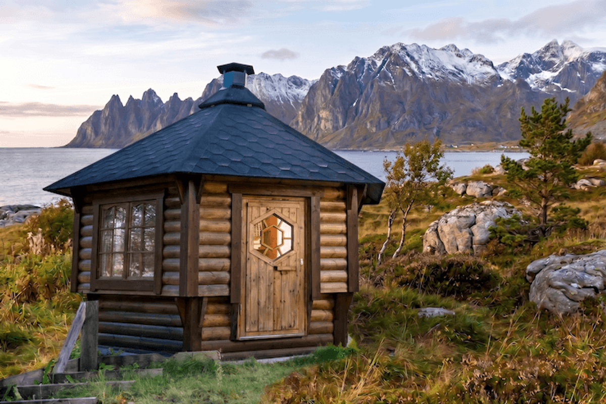 Grillhytte Dina 10 Royal - Buet vegg
