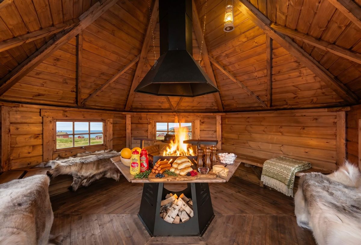 Grillhytte 10 Royal - Buet vegg
