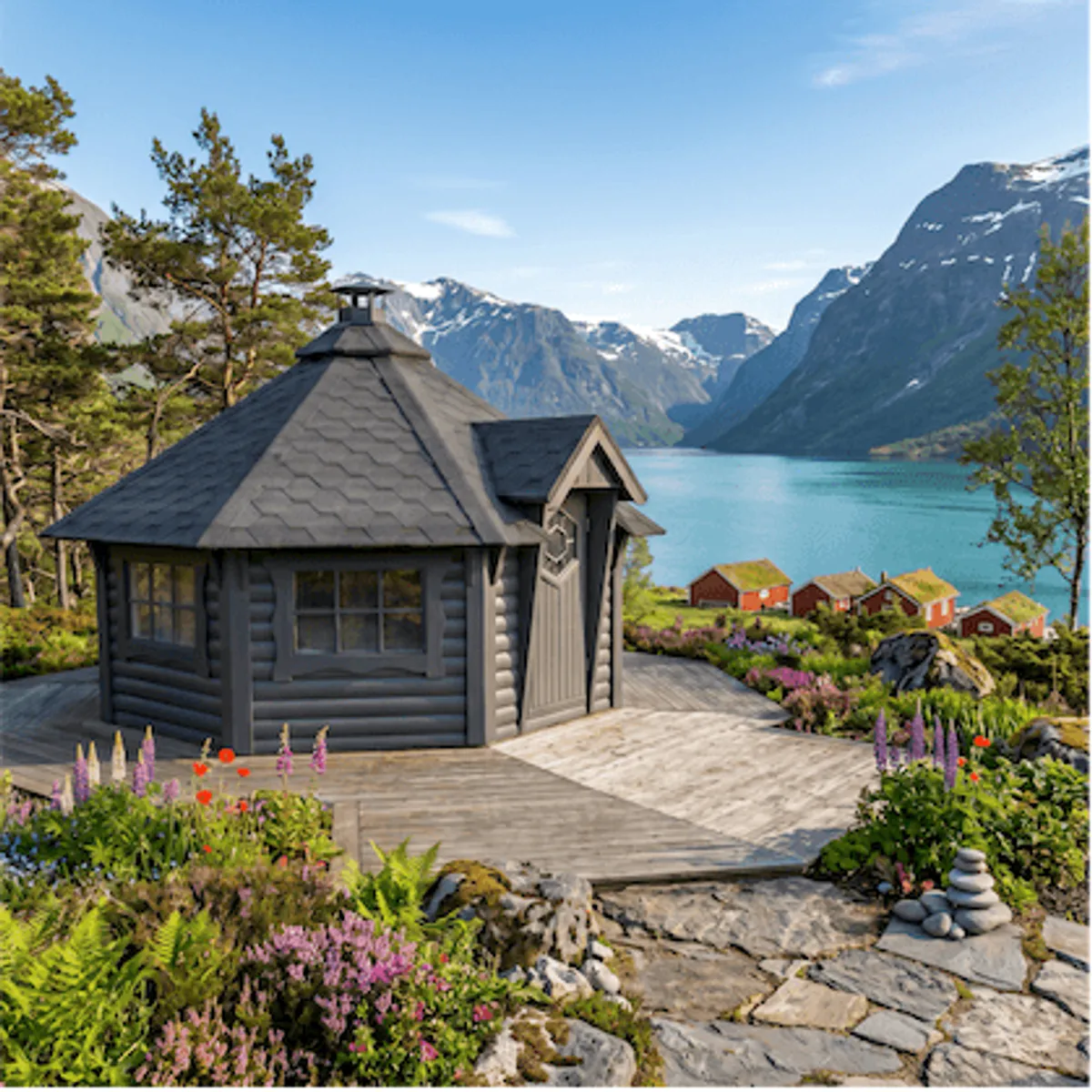  Grillhytte 12 Royal - Buet vegg