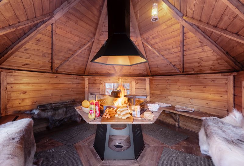 Grillhytte 7 Royal - Buet vegg