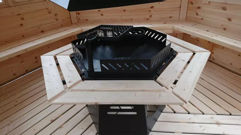 Grillhytte 7 Royal - Buet vegg